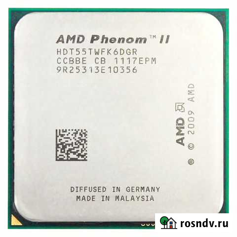 6-ти ядерный процессор на ам3 сокет Phenom 1055t Ленинск-Кузнецкий - изображение 1