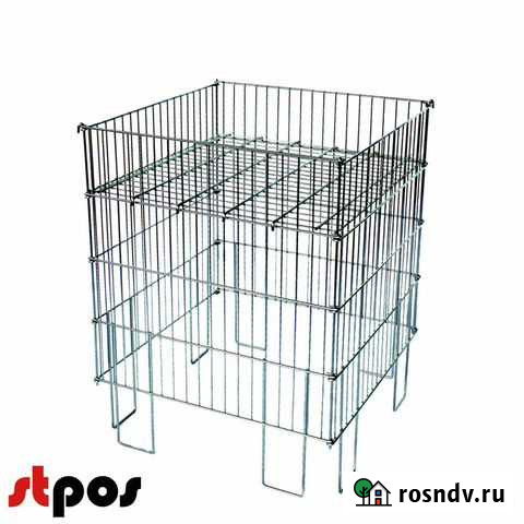 Корзина для распродаж 600x600, цинк-хром Октябрьский - изображение 1
