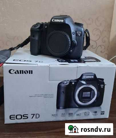 Зеркальный фотоаппарат canon 7D body Липецк - изображение 1