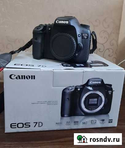 Зеркальный фотоаппарат canon 7D body Липецк - изображение 1