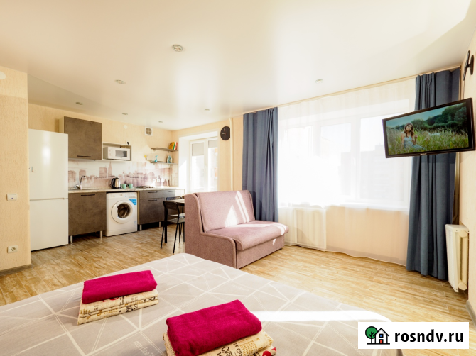 Квартира-студия, 30 м², 7/9 эт. в аренду посуточно в Смоленске Смоленск - изображение 2