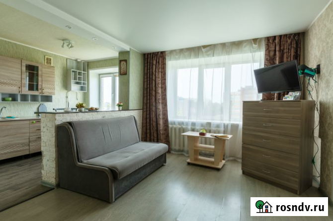 Квартира-студия, 32 м², 6/9 эт. в аренду посуточно в Смоленске Смоленск - изображение 1