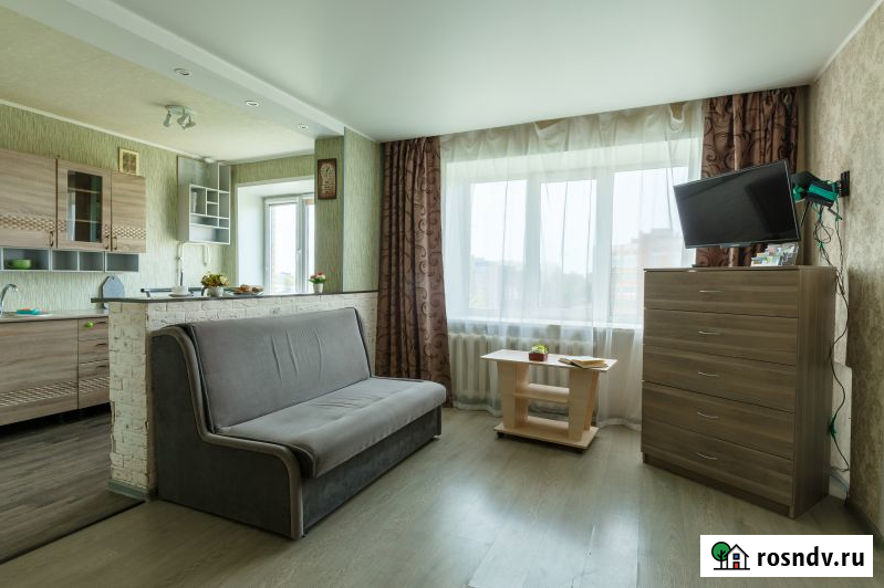 Квартира-студия, 32 м², 6/9 эт. в аренду посуточно в Смоленске Смоленск - изображение 1