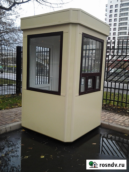Будка для поста охраны размер 1, 5х1, 5х2, 5 м, производство РСТ Красногвардейский Москва - изображение 4