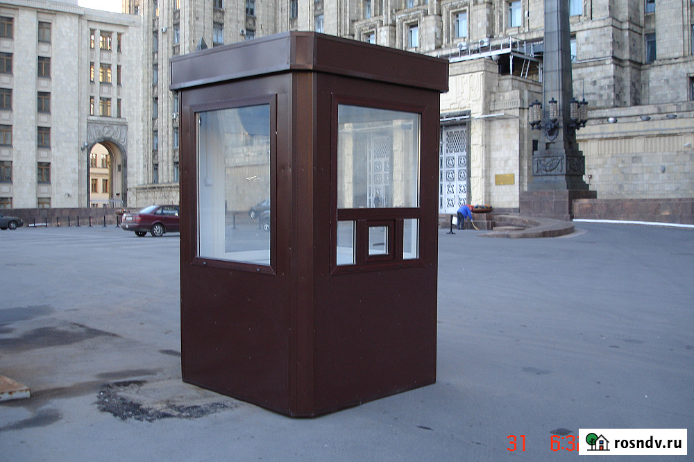 Будка для поста охраны размер 1, 5х1, 5х2, 5 м, производство РСТ Красногвардейский Москва - изображение 2