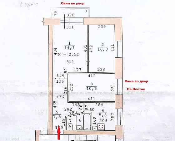 3-комнатная квартира, 51 м², 5/5 эт. на продажу в Екатеринбурге Екатеринбург