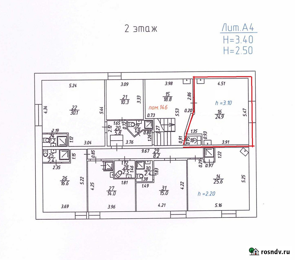 Сдам помещение кабинетного типа, 25 кв. м Красноярск - изображение 2