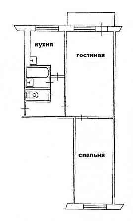 2-комнатная квартира, 44 м², 3/5 эт. на продажу в Екатеринбурге Екатеринбург