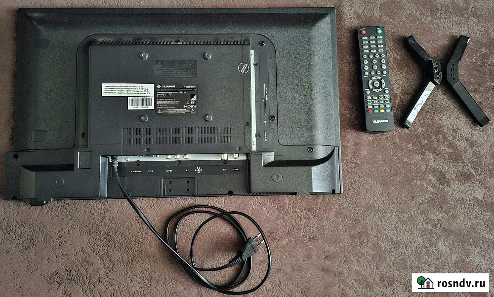 Телевизор Telefunken TF-LED24S18T2 24 дюйма, не смарт Симферополь - изображение 2