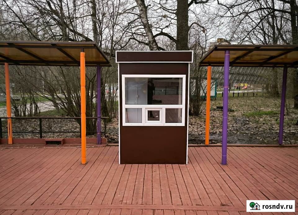 Кассовая будка 1, 5х1, 5х2, 5м, новая, утепленная, три окна, железная дверь Москва - изображение 2