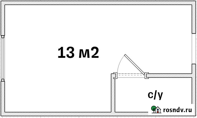 Квартира-студия, 13 м², 2/9 эт. на продажу в Томске Томск - изображение 1