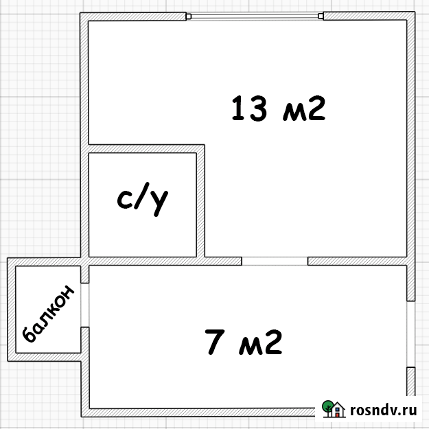 Квартира-студия, 23 м², 7/9 эт. на продажу в Томске Томск - изображение 2