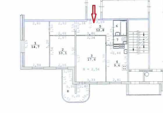 3-комнатная квартира, 69 м², 6/16 эт. на продажу в Екатеринбурге Екатеринбург