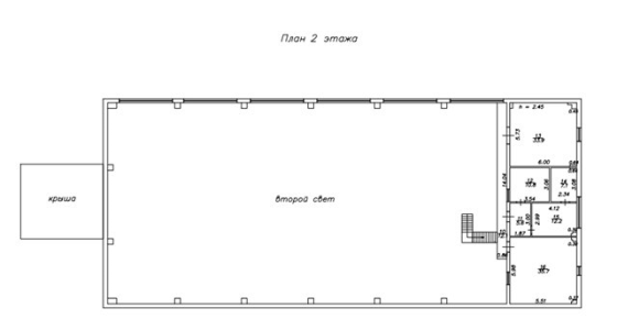 Аренда производственно-скласдкого помещения 850 м2 с кран-балкой на 5 т Санкт-Петербург