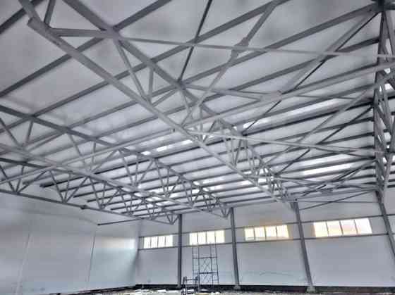 Аренда нового отапливаемого ангара 1498 кв м на парнасе возле КАД Санкт-Петербург