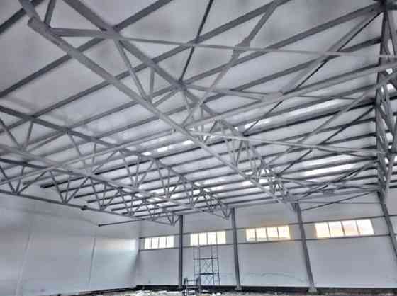 Аренда нового отапливаемого ангара 1498 кв м на парнасе возле КАД Санкт-Петербург