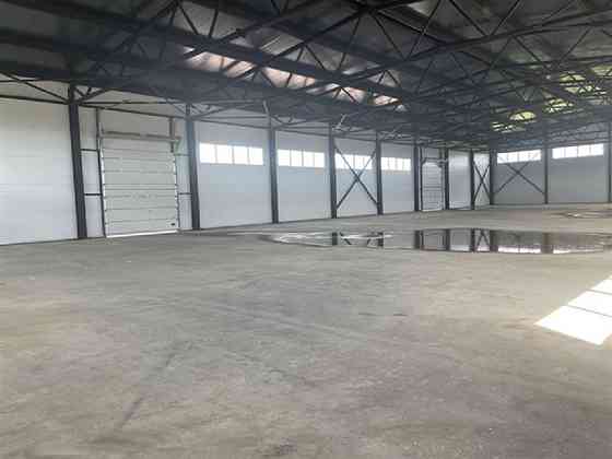 Аренда нового отапливаемого ангара 1440 кв м с кран-балкой 10 тонн Санкт-Петербург