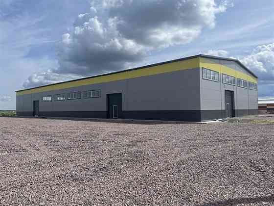 Аренда нового отапливаемого ангара 1440 кв м с кран-балкой 10 тонн Санкт-Петербург