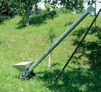 Винтовой конвейер Mus-Max (Австрия) с зерновой пушкой Усмань