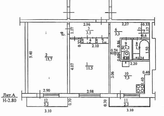 2-комнатная квартира, 48.6 м², 3/5 эт. на продажу в Армавире Армавир