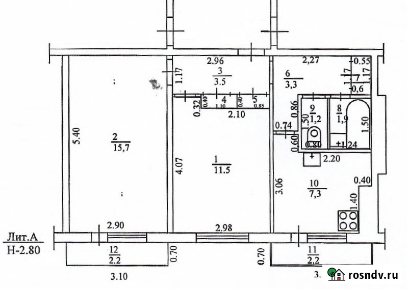 2-комнатная квартира, 48.6 м², 3/5 эт. на продажу в Армавире Армавир - изображение 4