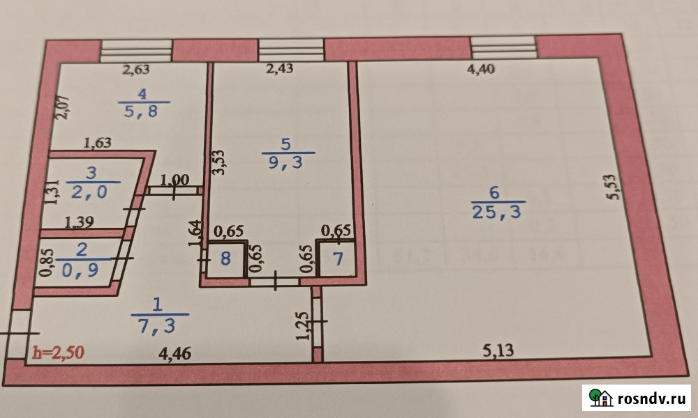 2-комнатная квартира, 51.2 м², 3/5 эт. на продажу в Тюльгане Тюльган - изображение 5