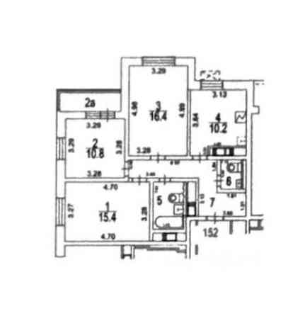 3-комнатная квартира, 72 м², 20/23 эт. на продажу в Москве Москва