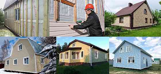 Фaсaдные Работы. Обшивка Дома Сайдингом, Фасадные Панели, Блок-Хаус, Работаем по Тамбову и Области Тамбов
