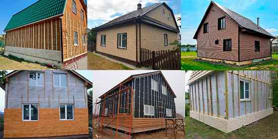 Фaсaдные Работы. Обшивка Дома Сайдингом, Фасадные Панели, Блок-Хаус, Работаем по Тамбову и Области Тамбов