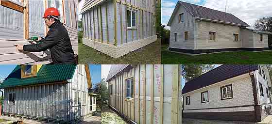 Фaсaдные Работы. Обшивка Дома Сайдингом, Фасадные Панели, Блок-Хаус, Работаем по Тамбову и Области Тамбов