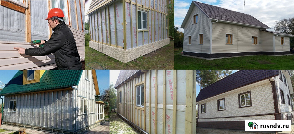 Фaсaдные Работы. Обшивка Дома Сайдингом, Фасадные Панели, Блок-Хаус, Работаем по Тамбову и Области Тамбов - изображение 4