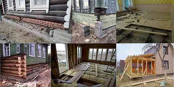 Ремонт Старых Домов, Ремонт Крыши, Ремонт и Замена Полов, Ремонт и Замена Лаг, Работаем по Тамбову Тамбов