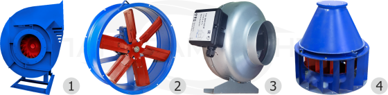 Вентиляторы ВЦ, ВО, ВР, дымососы промышленные Тверь