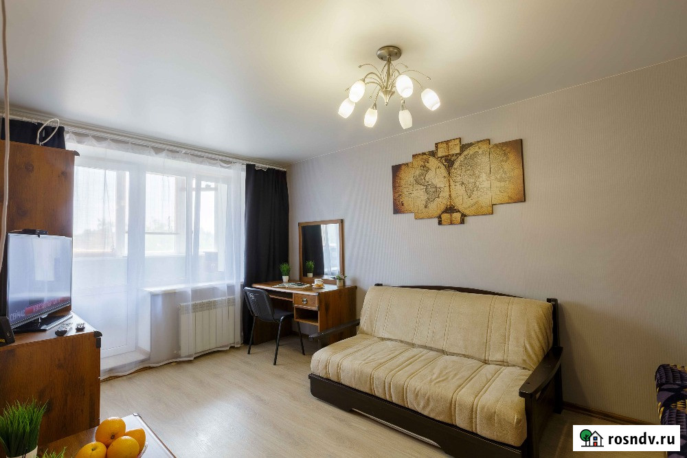 1-комнатная квартира, 40 м², 3/10 эт. в аренду посуточно в Смоленске Смоленск - изображение 2