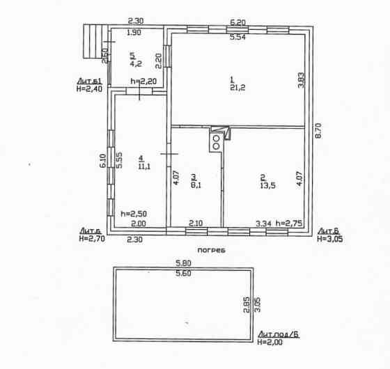 Дом 50 м² на участке 3.5 сот. на продажу в Армавире Армавир