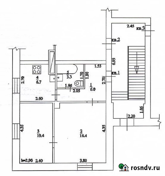 2-комнатная квартира, 42.8 м², 1/2 эт. на продажу в Армавире Армавир - изображение 4