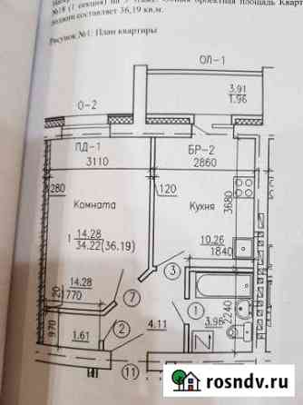1-комнатная квартира, 36 м², 5/5 эт. на продажу в Ухте Ухта