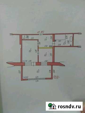 3-комнатная квартира, 44 м², 1/3 эт. на продажу в Нижнем Ломове Нижний Ломов - изображение 1