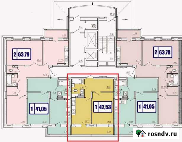 1-комнатная квартира, 42 м², 12/14 эт. на продажу в Новочебоксарске Новочебоксарск - изображение 1