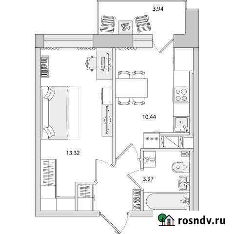 1-комнатная квартира, 36 м², 14/18 эт. на продажу в Санкт-Петербурге Санкт-Петербург