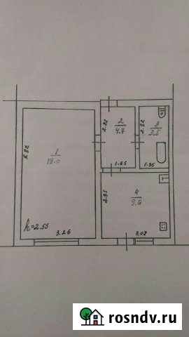 1-комнатная квартира, 36 м², 2/3 эт. на продажу в Мостовском Мостовской - изображение 1