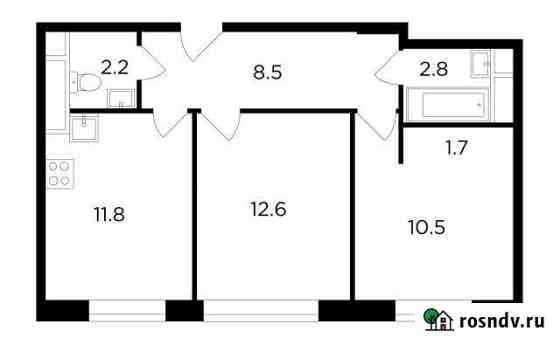 2-комнатная квартира, 50 м², 10/22 эт. на продажу в Московском Московской области Московский