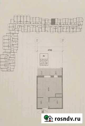 Квартира-студия, 25 м², 8/10 эт. на продажу в Буграх Бугры - изображение 1