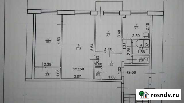 3-комнатная квартира, 54 м², 5/5 эт. на продажу в Райчихинске Райчихинск - изображение 1