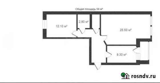 2-комнатная квартира, 56 м², 1/5 эт. на продажу в Червишево Червишево