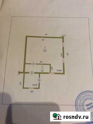 1-комнатная квартира, 32 м², 1/1 эт. на продажу в Березово Березово - изображение 1
