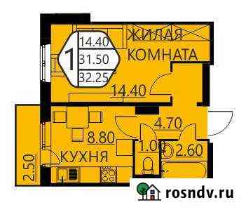 1-комнатная квартира, 32 м², 2/7 эт. на продажу в Кондратово Кондратово