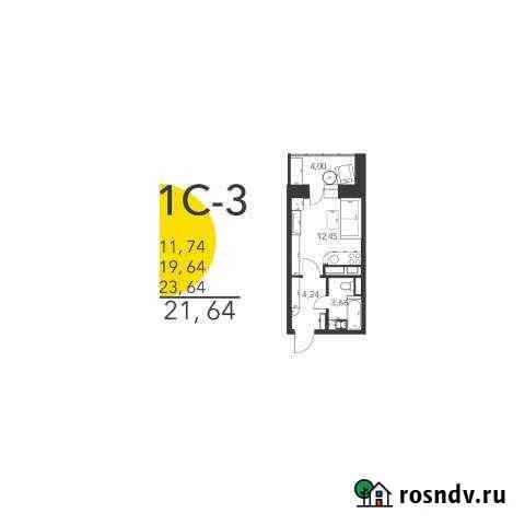 Квартира-студия, 22 м², 12/17 эт. на продажу в Домодедово Домодедово