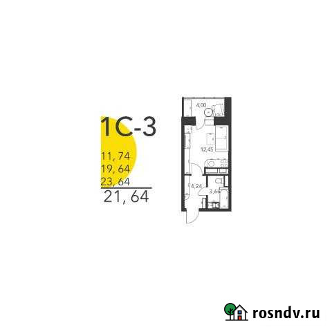 Квартира-студия, 22 м², 12/17 эт. на продажу в Домодедово Домодедово - изображение 1