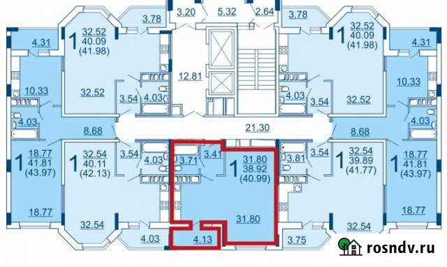 Квартира-студия, 41 м², 14/19 эт. на продажу в Брянске Брянск - изображение 1